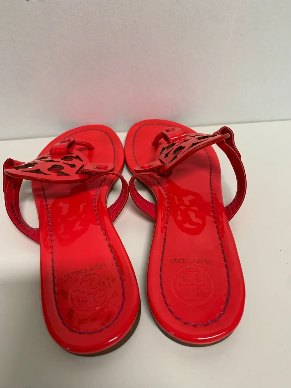 Tory Burch Bright Pink Miller Sandals